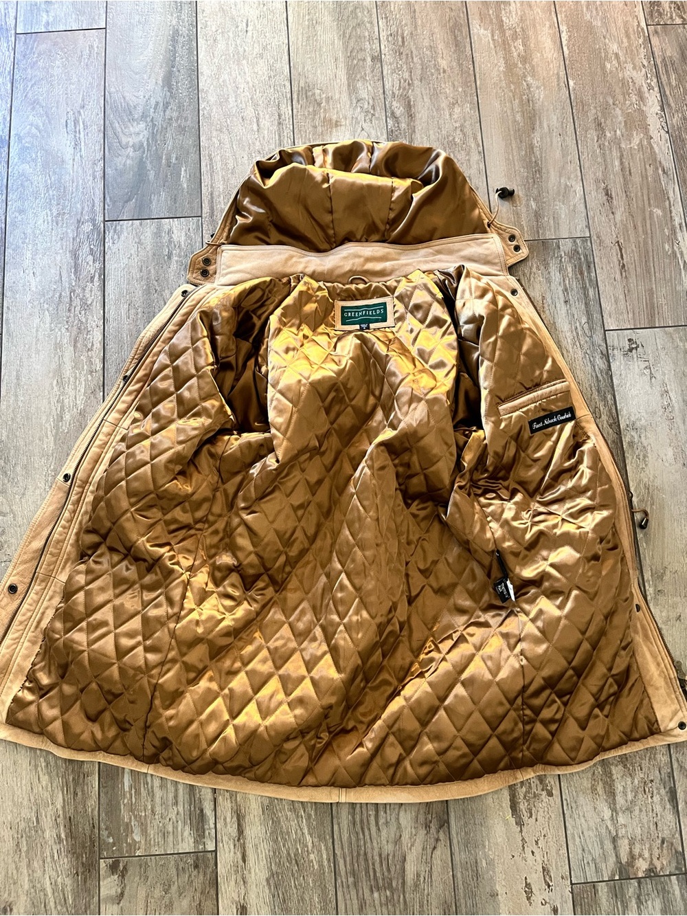 Vintage Greenfields nubuck cowhide jacket - Picture 7 of 10